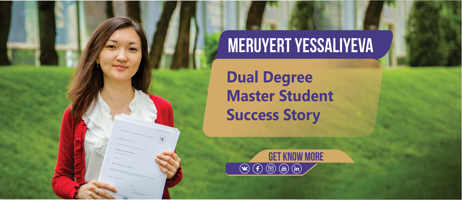 Dual Degree Interview - Meruyert Yessaliyeva