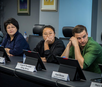 Balzhan Suzhikova, Natalya Tyan, Sergey Maltsev