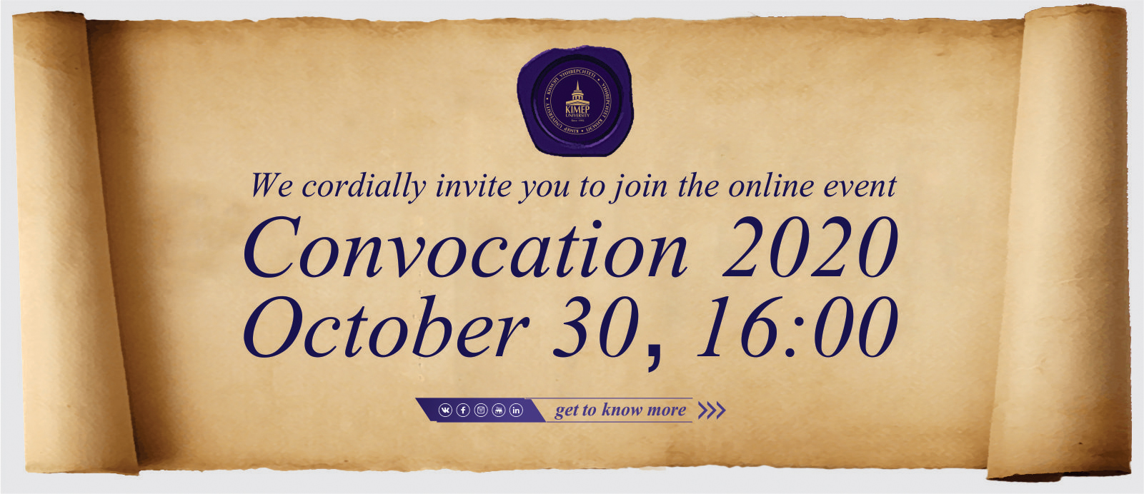 Slider Invitation Convocation Vip