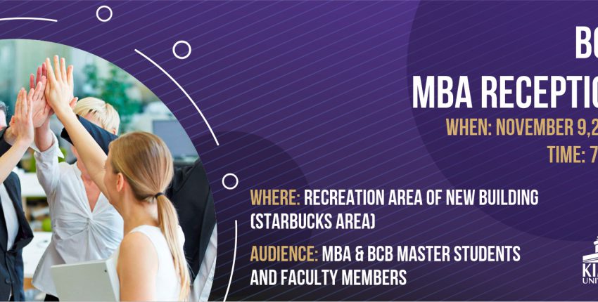 BCB MBA RECEPTION