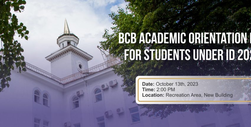 slider BCB Academic Orientation Day