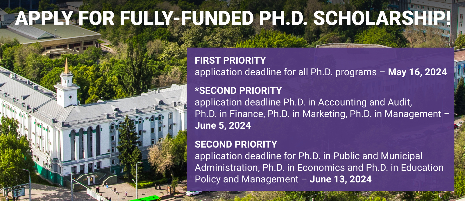 slider PHD Application deadlines