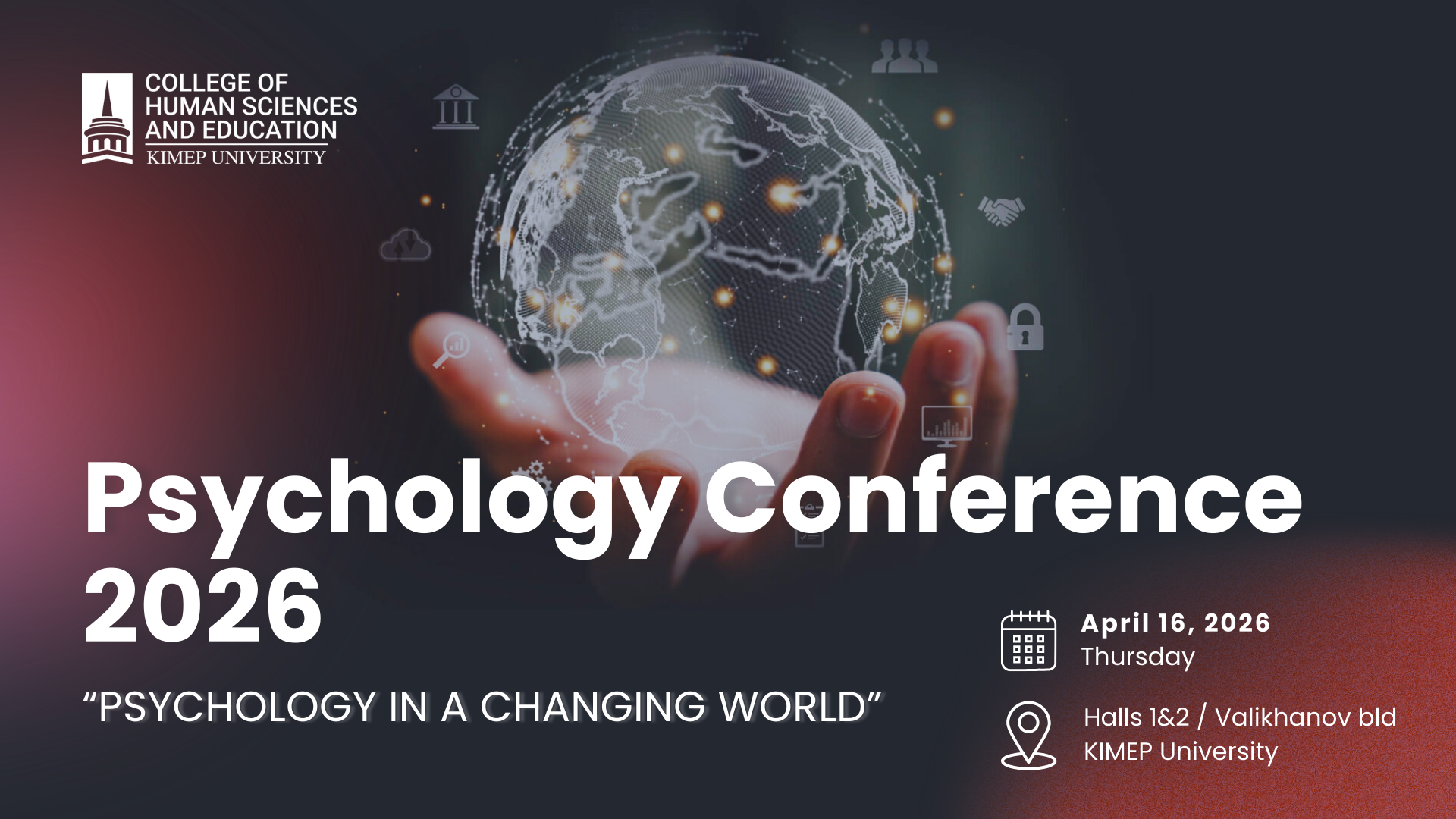 Psychology conference email poster