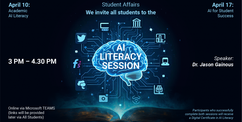The AI Literacy sessions slider