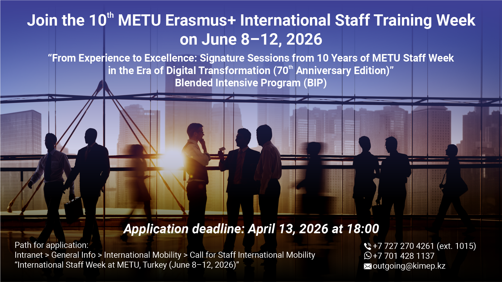 slider METU 2026 staff application